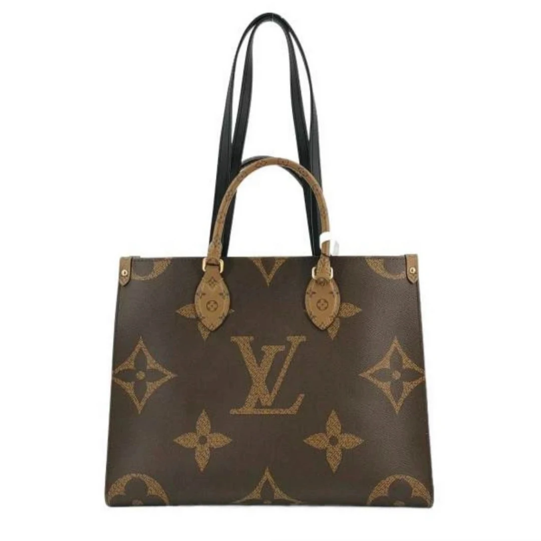 99新 LouisVuitton/路易威登 LVonthego老花芯片款底长41cm/OTG