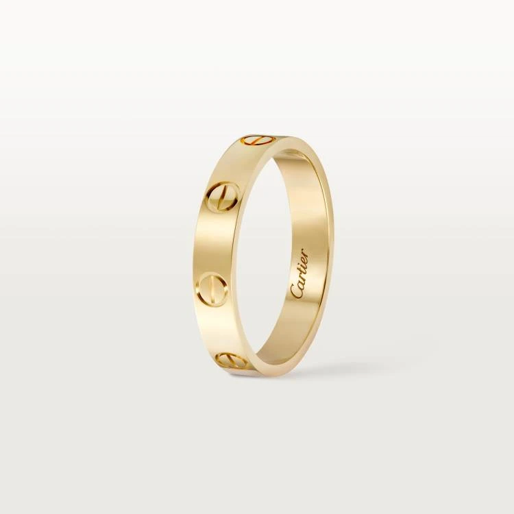 99新 Cartier/卡地亚 麦殿甄选/卡地亚love系列玫瑰金戒指