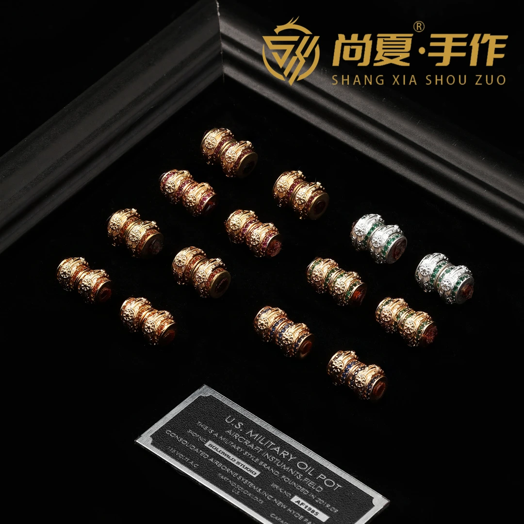 铜合金吊坠 尚夏金色银色万向轴配饰吊坠