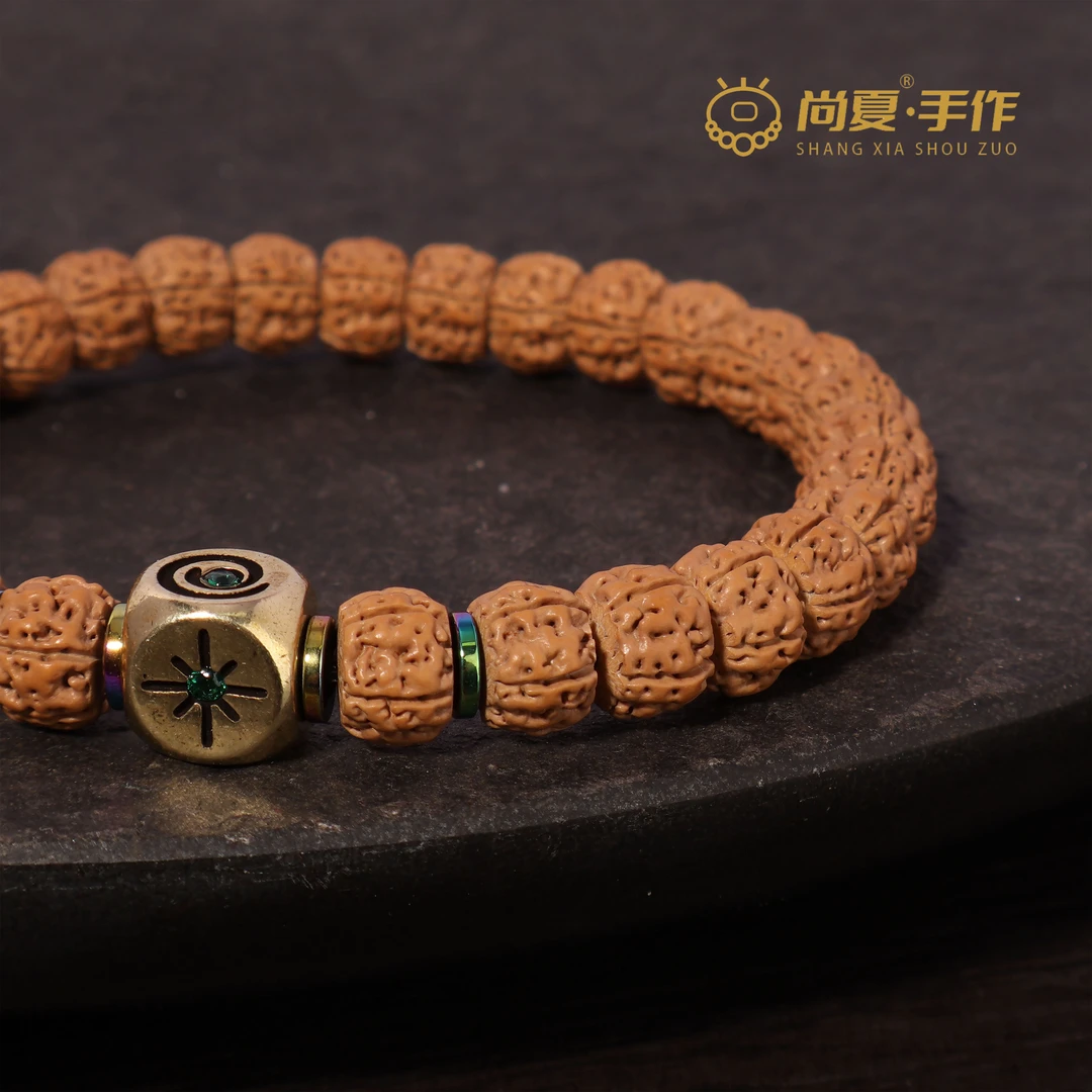【牟系列】日月星辰！藏式小金刚菩提子手串JG001-2