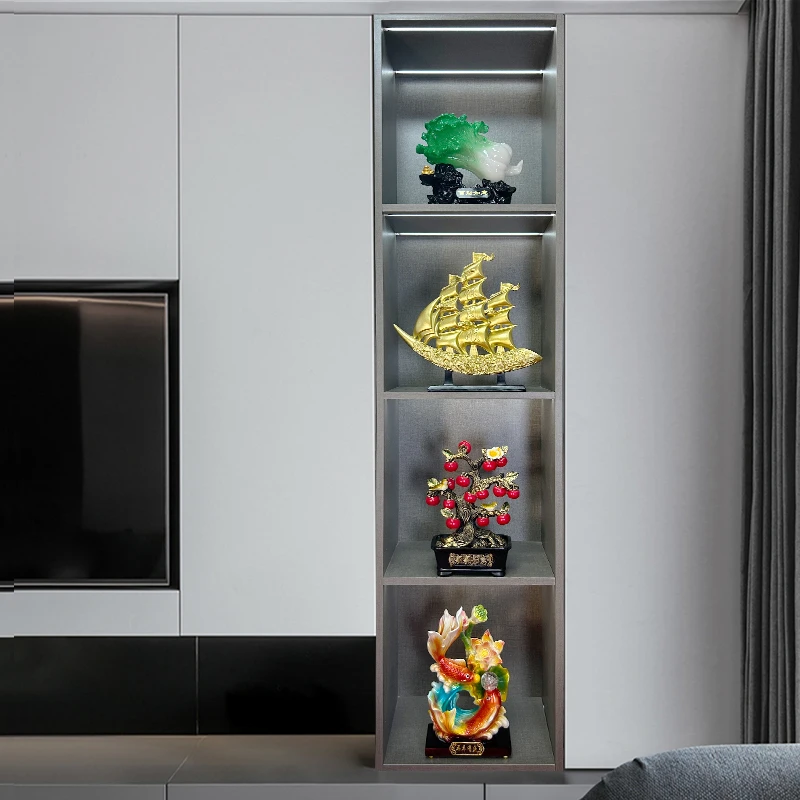 和为贵【四件套高档】设计师软装家居装饰品客厅酒柜摆件创意一整套