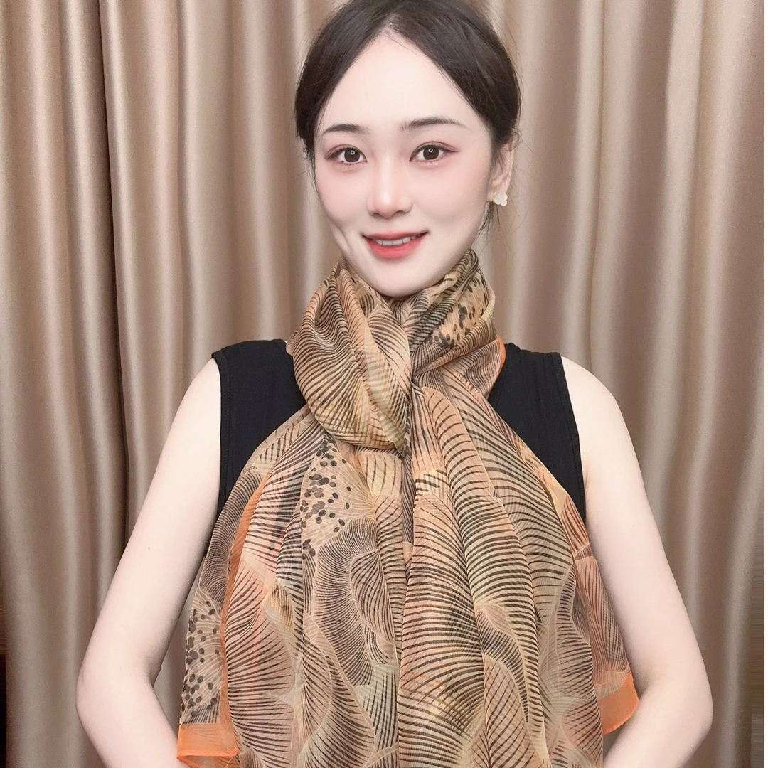 1-57 优柔纱130x180左右丝巾丝巾