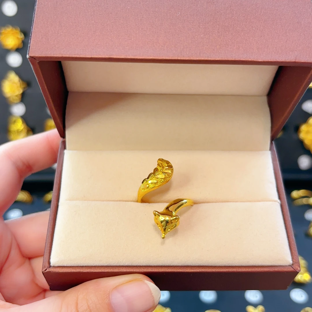 铜合金戒指 时尚开口可调节戒指（127）