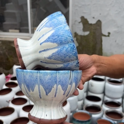 红陶20CM以下瑕疵高12口15