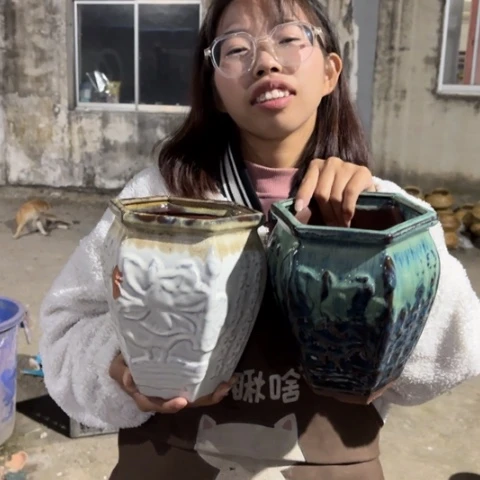 红陶20CM以下瑕疵高20口16