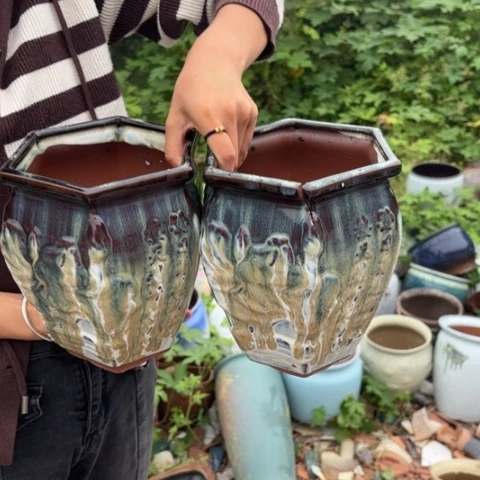 红陶20CM以下瑕疵高20口30