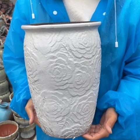 红陶20CM以下瑕疵高30口20