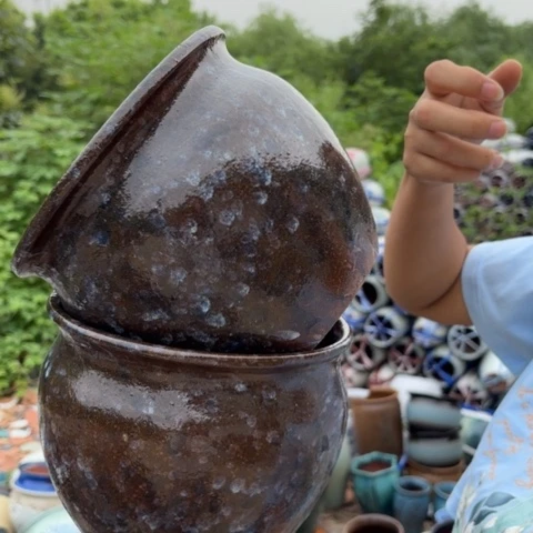 红陶20CM以下微瑕疵高18口20