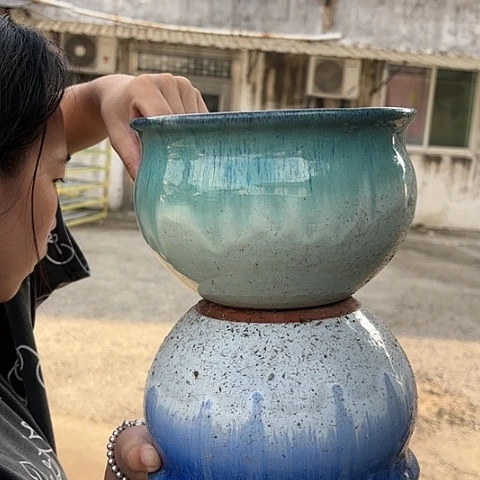 红陶20CM以下瑕疵高12口18