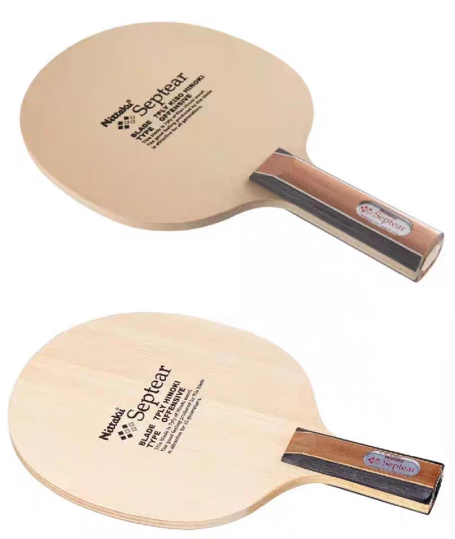 尼塔库 桧木七夹 Nittaku Septear 进攻型 7层 日式直拍 底板