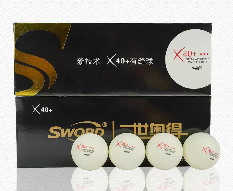 世奥得 新材料40+乒乓球一星球100只/袋装 10只/盒装比赛用球