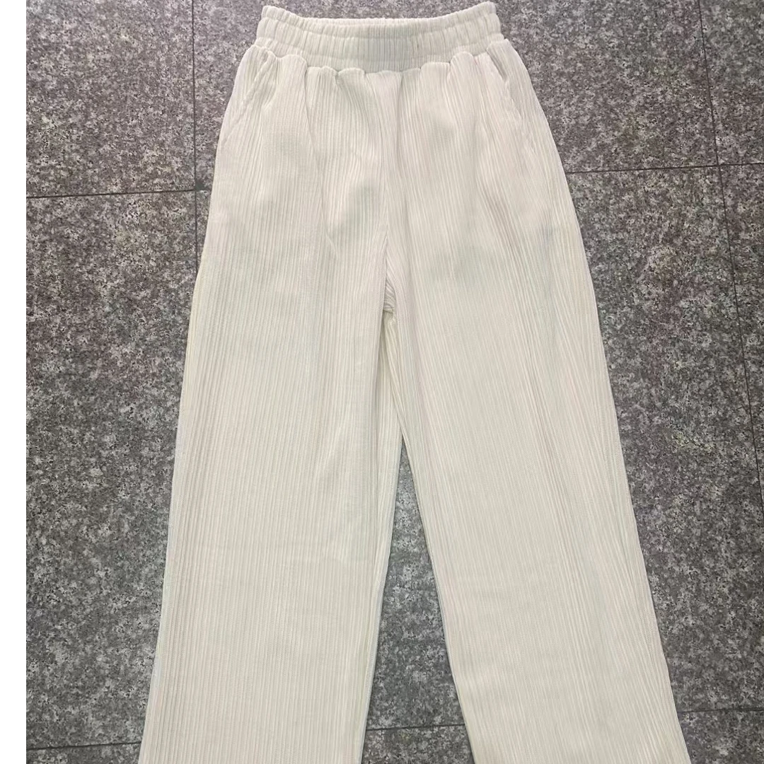 大码直筒两色女裤