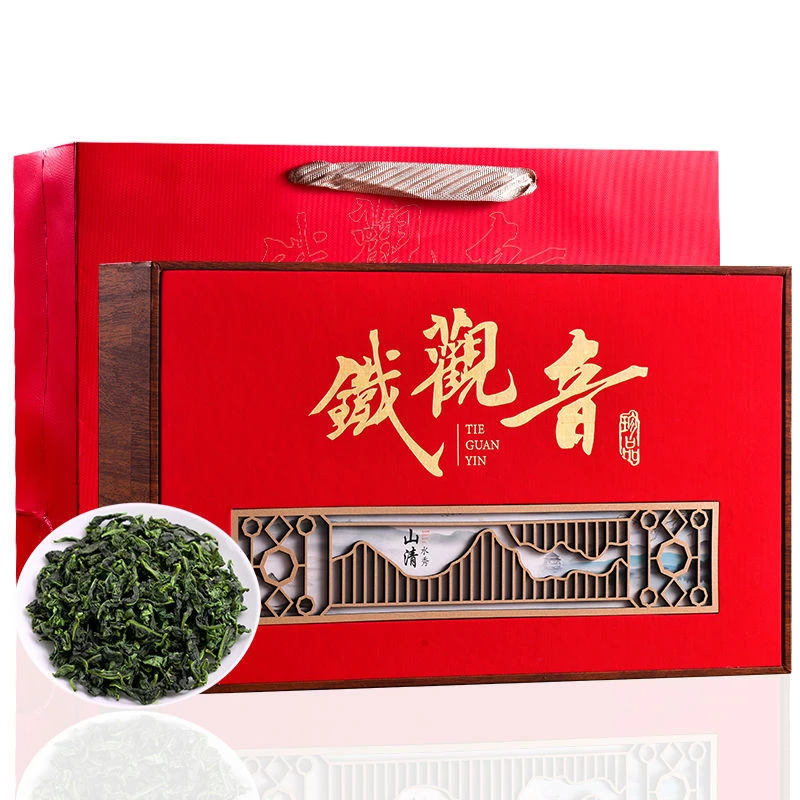 安溪特级铁观音茶叶正味铁观音兰花香清香型500g小包装礼盒装好货
