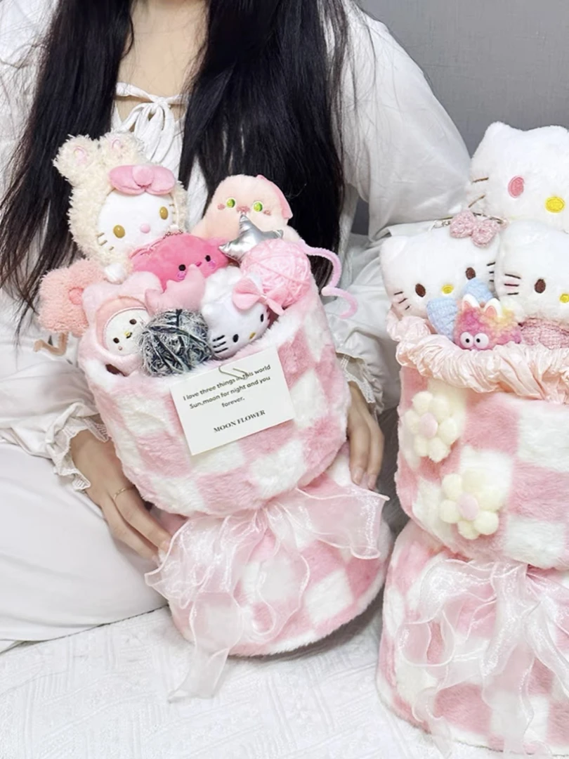 hellokitty玩偶花束生日礼物女生送闺蜜朋友公仔实用凯蒂猫毕业季