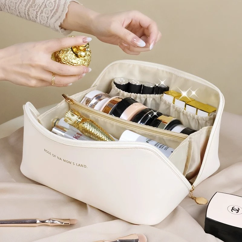 网红便捷防水时尚多功能高档颜值便携式化妆包ins风洗漱包化妆包