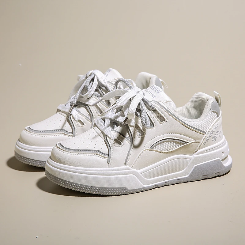 NEW BOLUNE/新百伦百搭秋季潮流厚底增高情侣复古休闲板鞋 8825