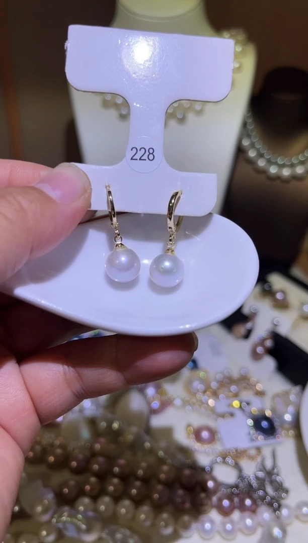 【闪购商品】淡水珍珠耳饰未镶嵌多人