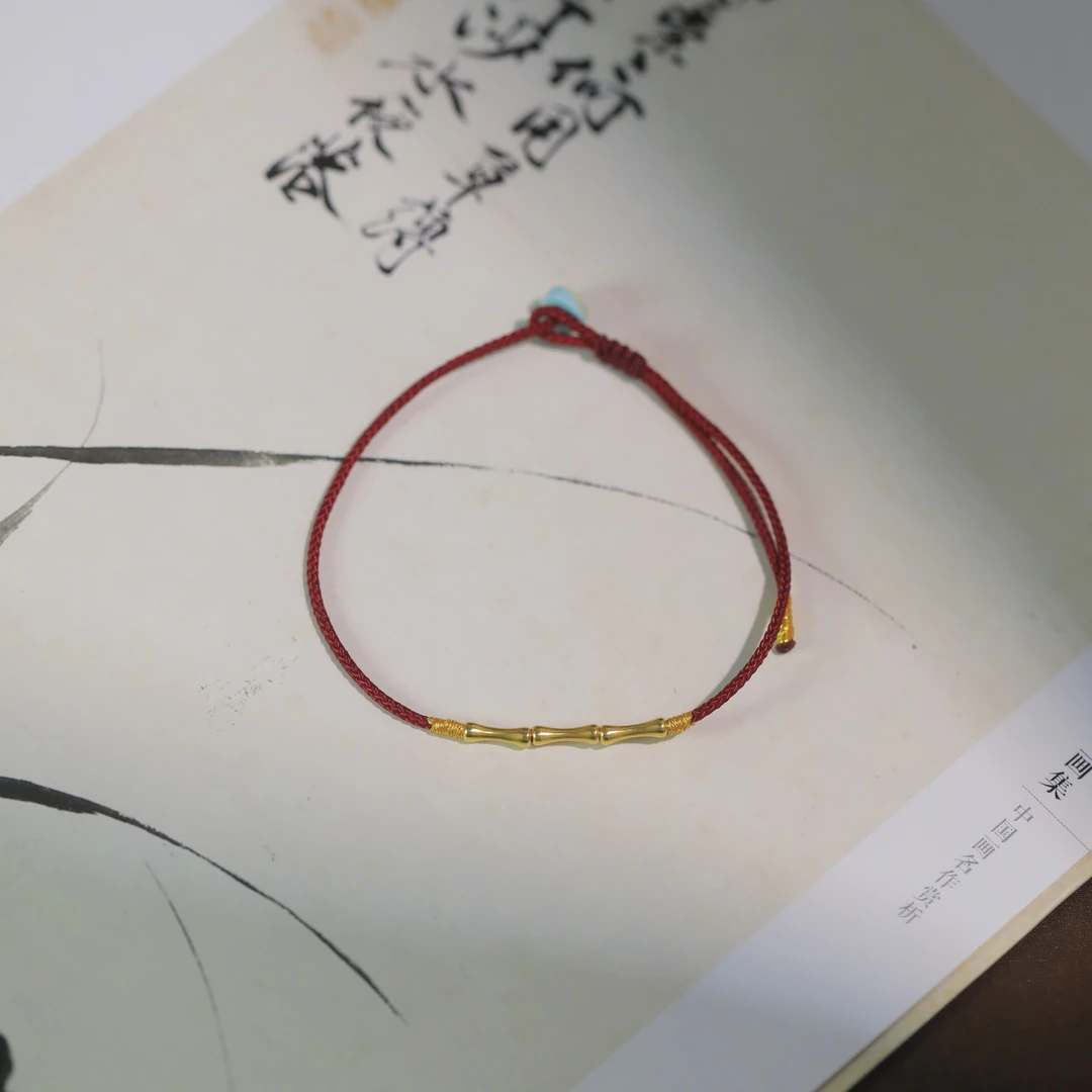 麦麦【京沅】18K金 红手绳 多样性发一q