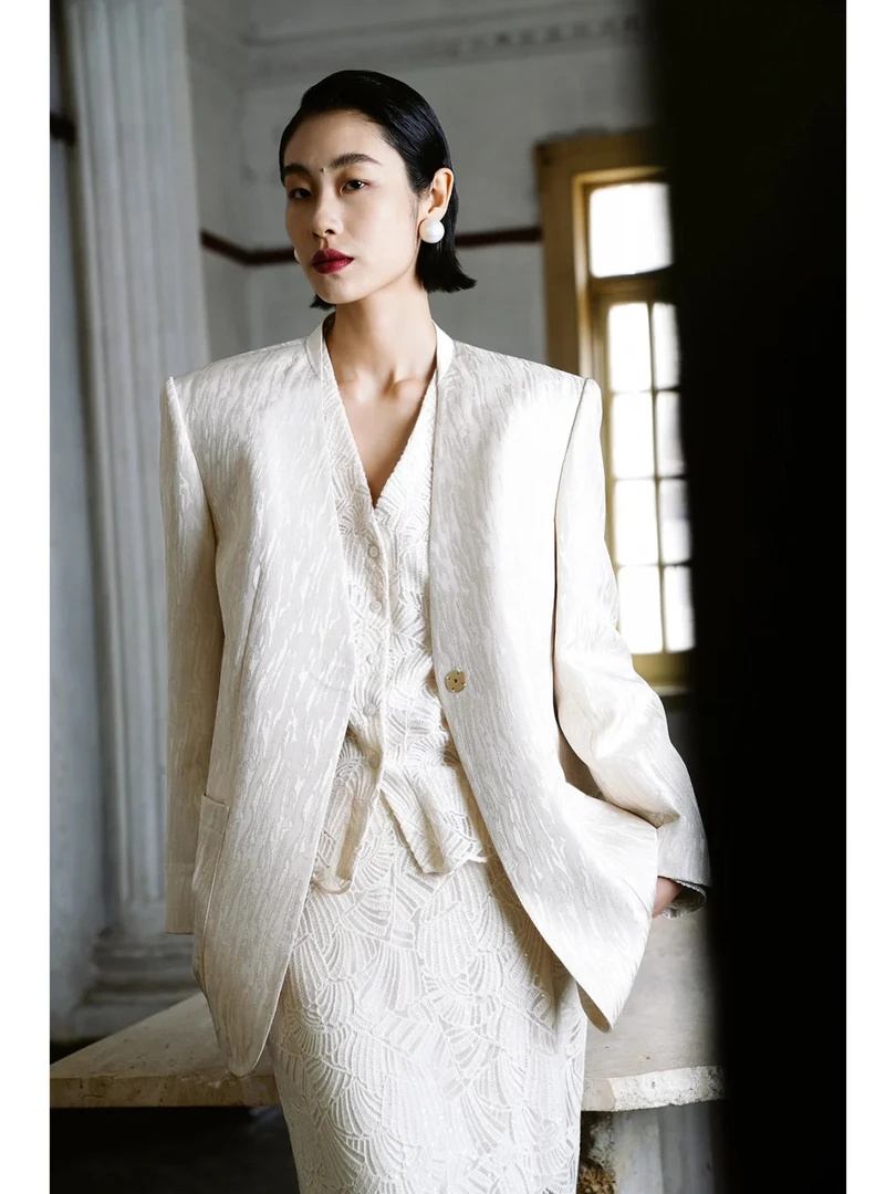 【蘑菇B】汇美集深度接 气质百搭显瘦女装气质外套