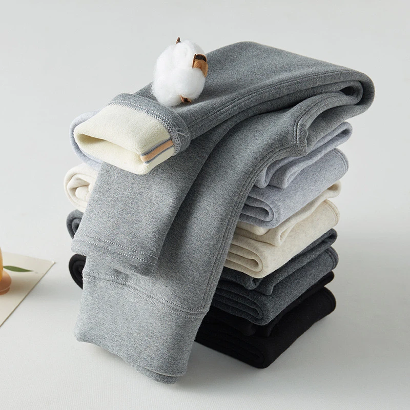 咪多咪彩女童2024秋冬冬季新款舒适保暖加绒加厚百搭外穿打底裤