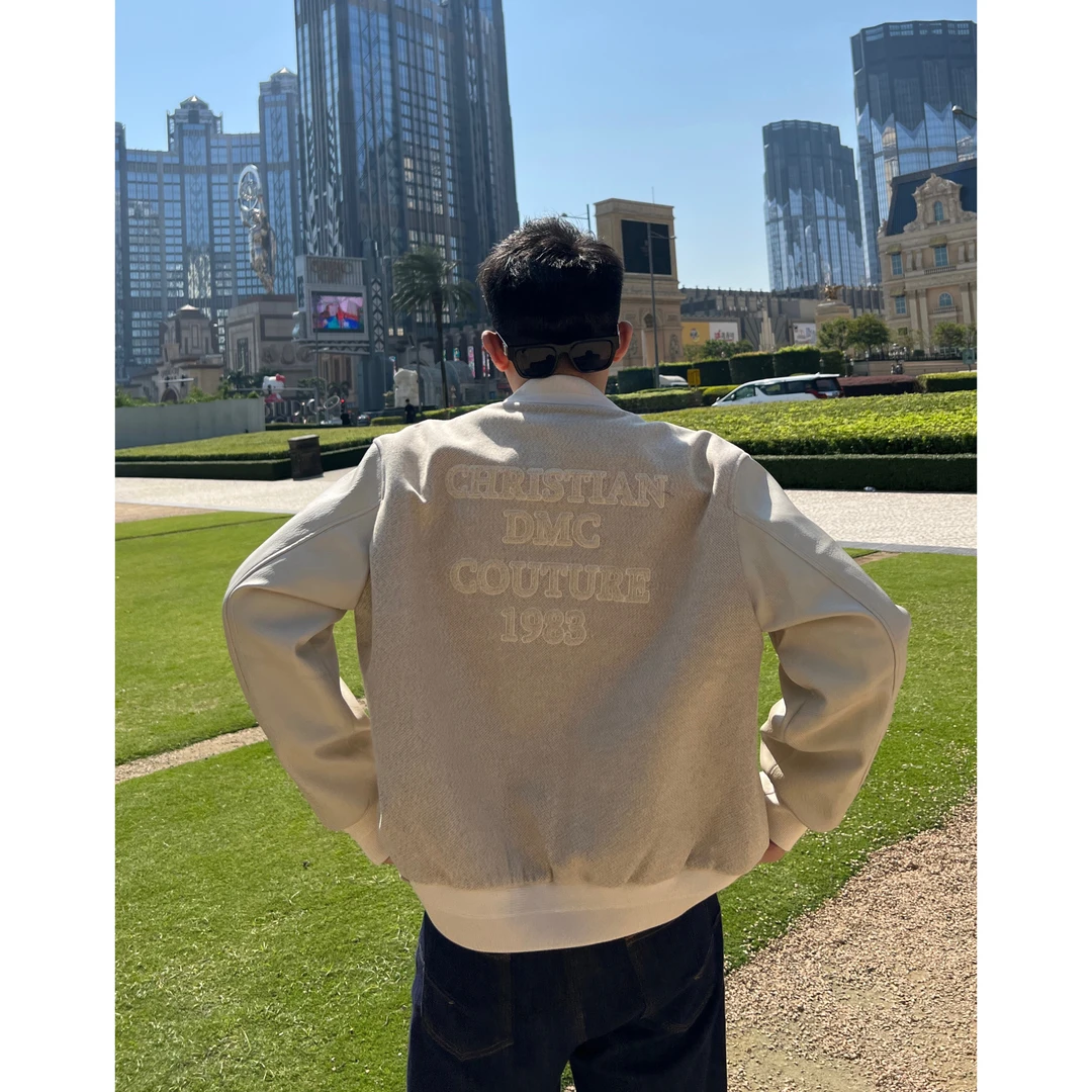 【棒球棉服】50羊毛羊绒混纺男士拼接PU短款棉服夹克痞帅个性时尚