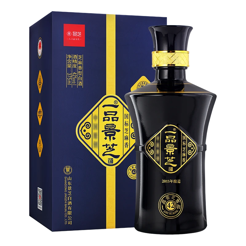 景芝一品景芝吉品42度芝麻香型山东粮食白酒单瓶42度375ml