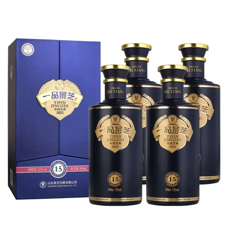 景芝一品景芝芝香15芝麻香型白酒山东白酒53度500ml
