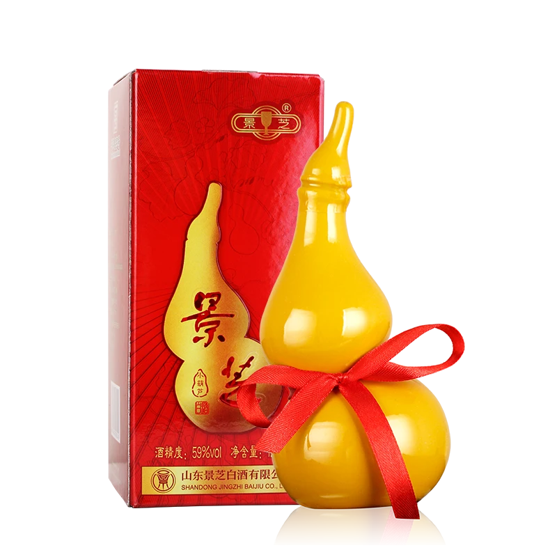 景芝【官旗发货2】 小葫芦 瓶装纯粮优级白酒59度125ml*1