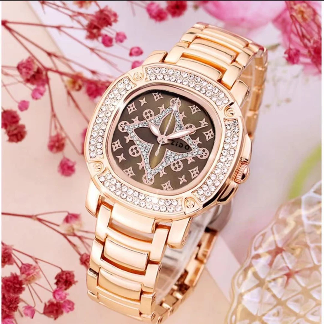 BDH轻奢时尚精致精美小香风玫瑰金色女士腕表