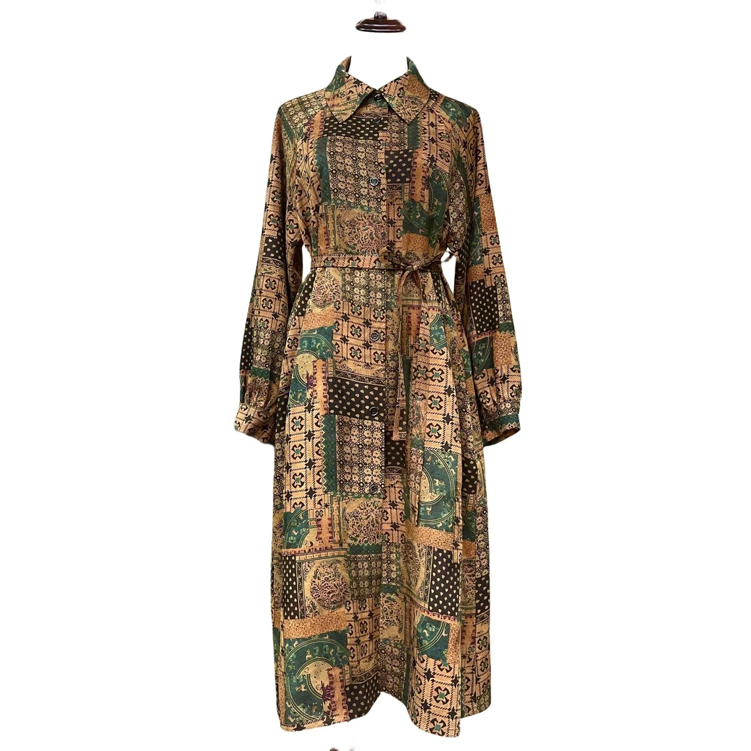 【金禧禧服饰】皇族公主香云纱连衣裙J23383-2