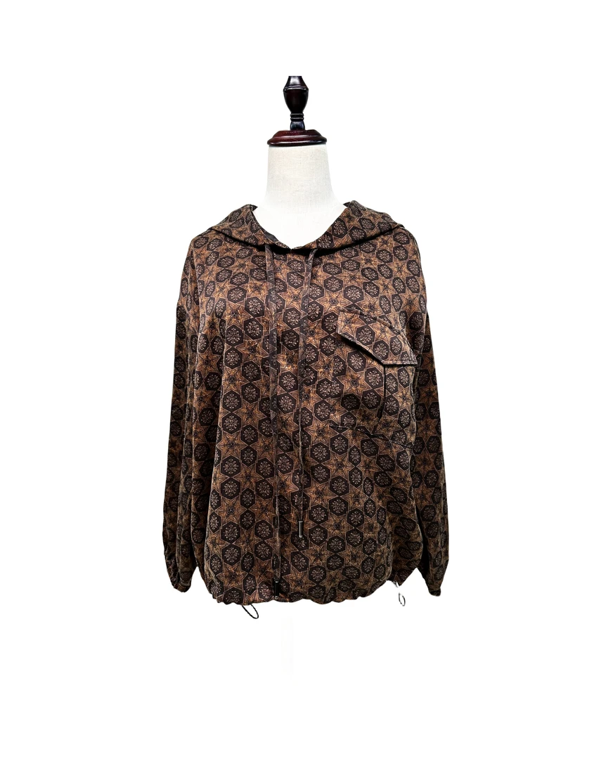 【金禧禧服饰】美拉德香云纱连帽卫衣LV022122