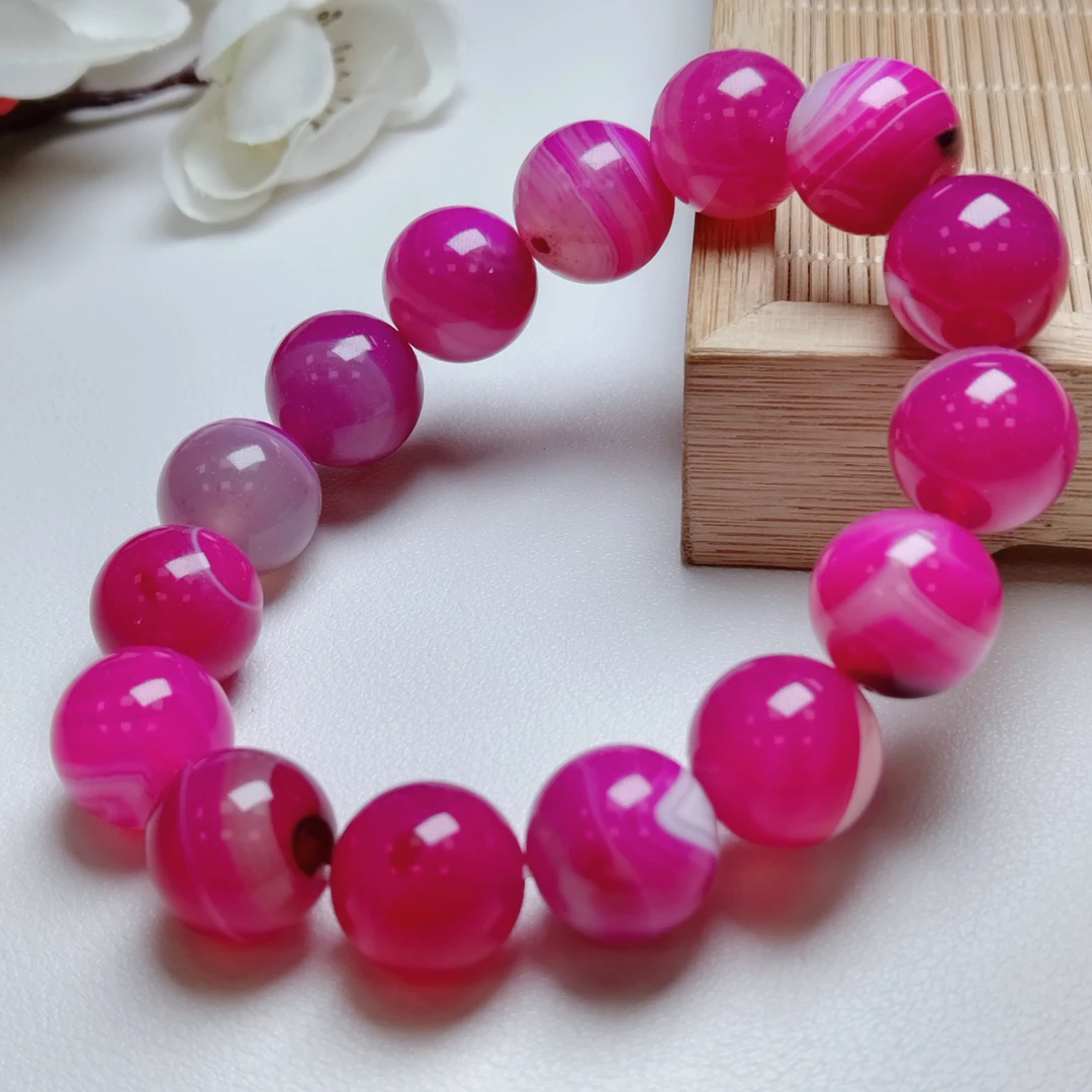 【侯总甄选】樱花粉舒俱1.4手串(颜色微差)