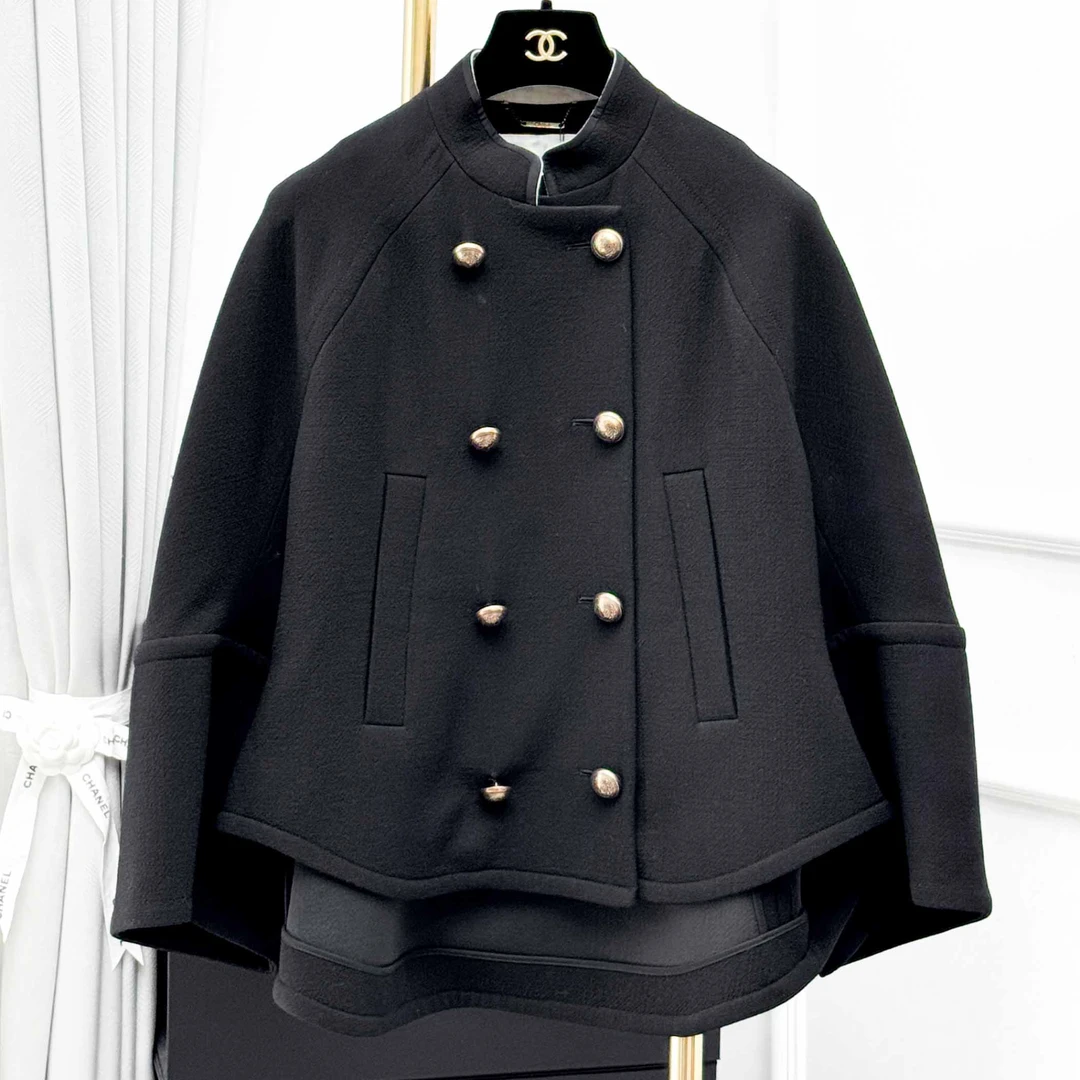 99新 Chloe/蔻依 34码 黑色 长袖短款 外套