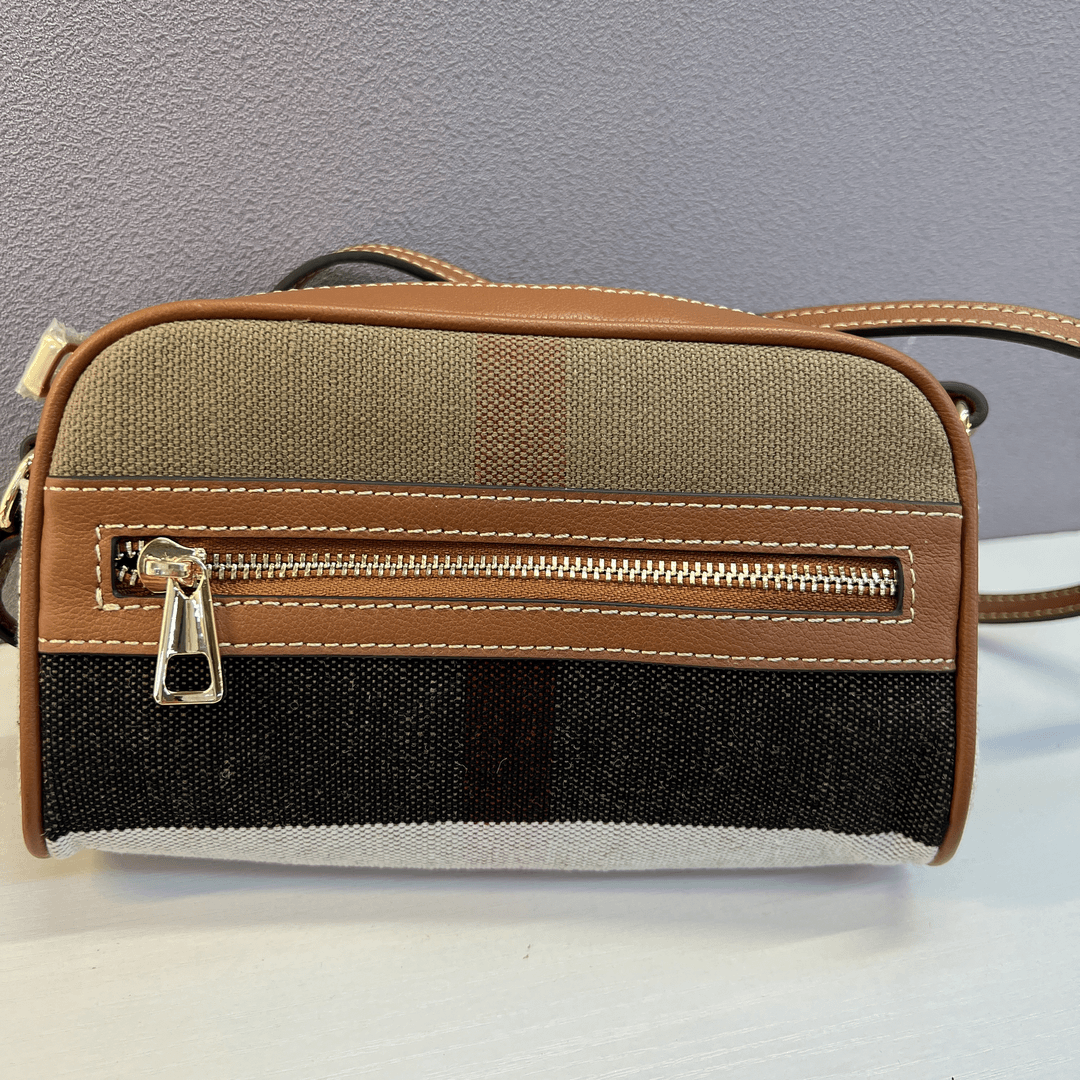 babaoliya/芭宝利亚 B43经典休闲黄麻相机包