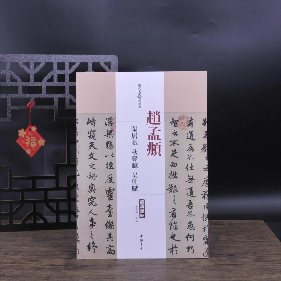 历代名家碑帖经典赵孟頫闲居赋秋声赋吴兴赋近距离临摹练字