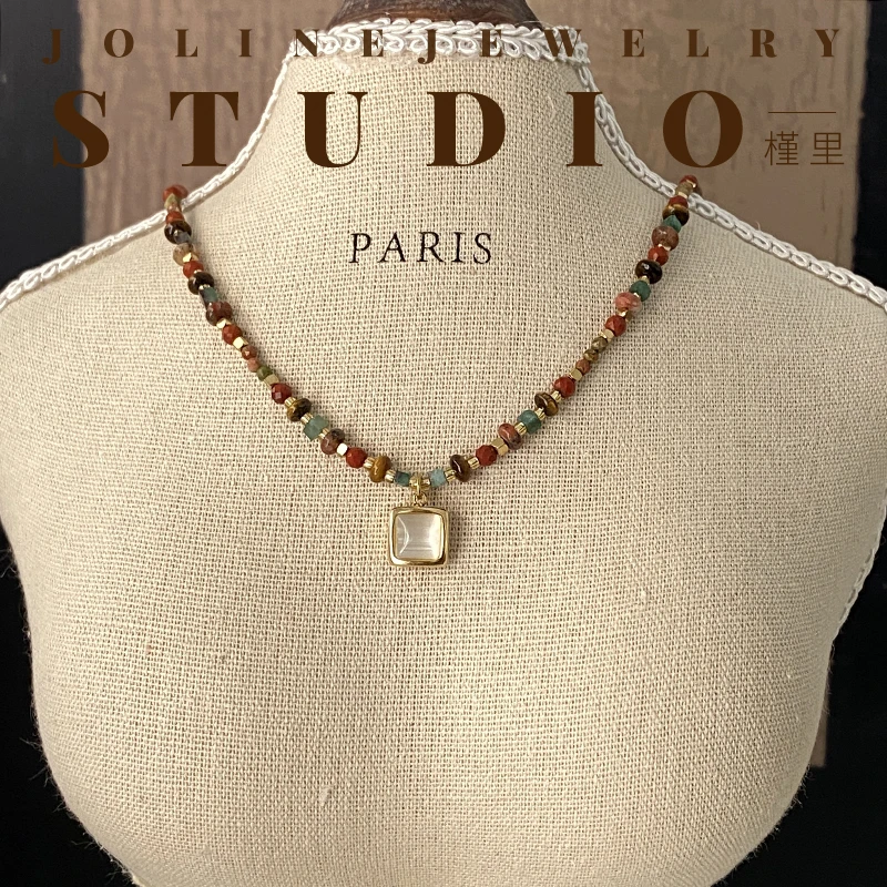 「碎冰」秋冬新品雅丹休闲百搭锁骨链饰品小众设计高级感