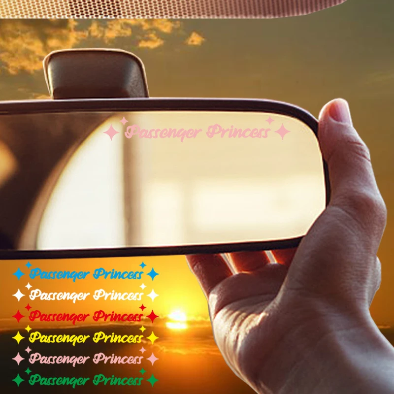 新品个性车身车贴passenger princess个性车贴倒车镜装饰贴纸