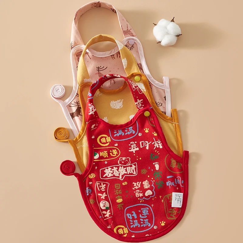 婴儿春秋薄款肚兜宝宝纯棉护肚初生新生儿夏季睡觉防着凉护肚脐