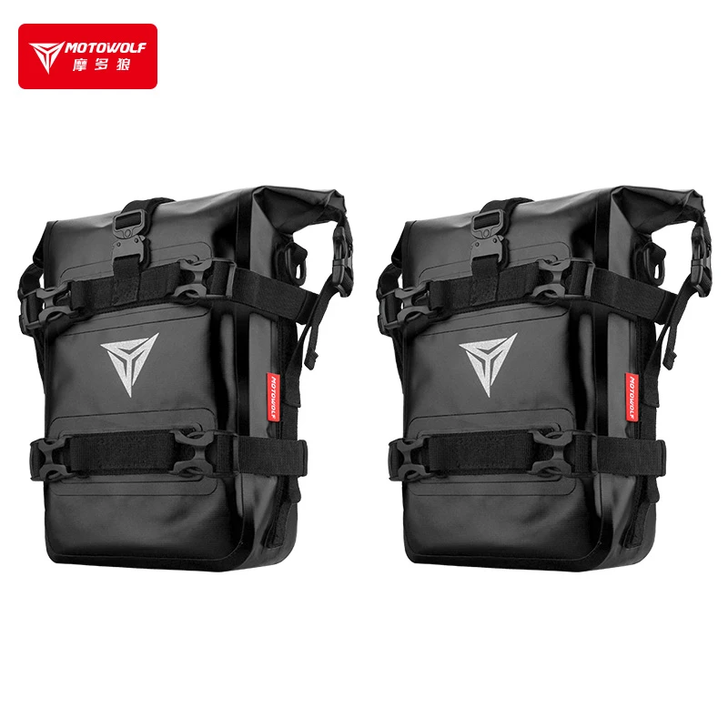 摩多狼摩托车护杠包多功能边包机车摩旅骑行防水快拆大容量骑士包