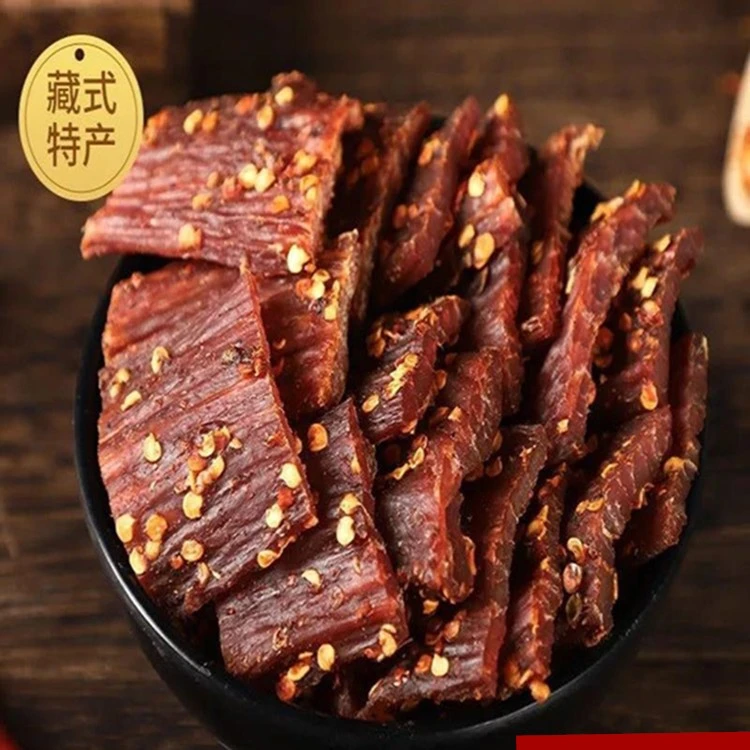 【牦牛肉干】云南香格里拉 真牛肉干250克 麻辣五香两种口味