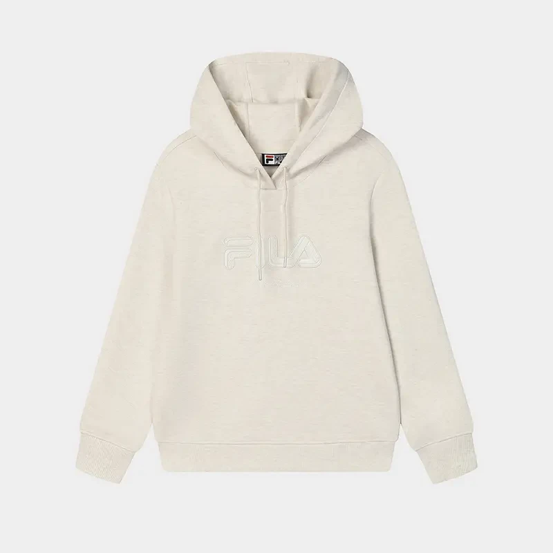 Fila/斐乐女子【休闲连帽抽绳运动上衣】针织工艺卫衣F11W513210F