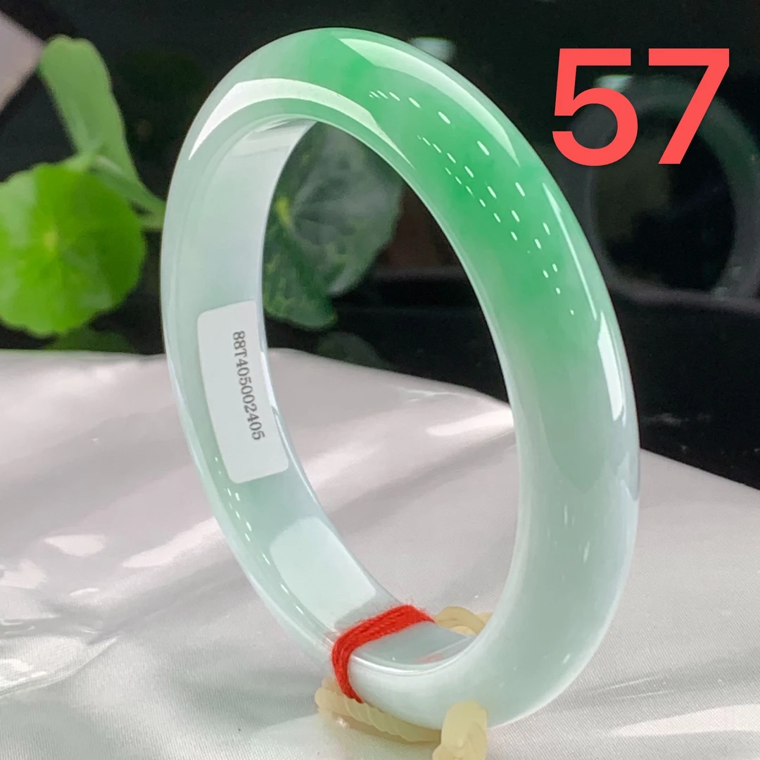 天然缅甸翡翠A货 水绿底 完美 正圈