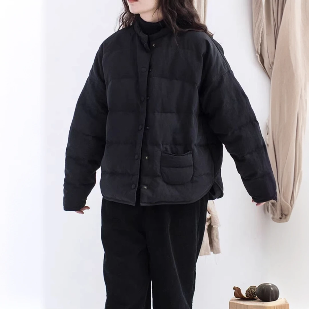 【95白鹅绒】2024冬款防泼水轻便保暖大朵白鹅绒羽绒服休闲外套151