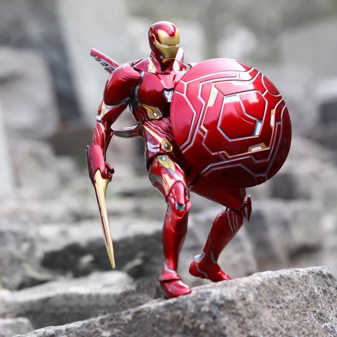 直播】正版钢铁侠mk50手办玩具钢铁侠马克50手办礼物钢铁侠手办