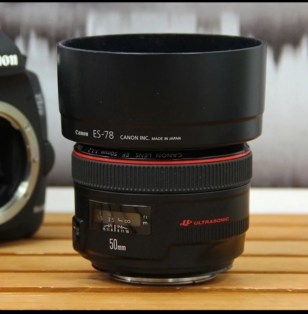 99新 Canon/佳能 佳能501.2 851.2人像镜头白色高清焦摄影旅行