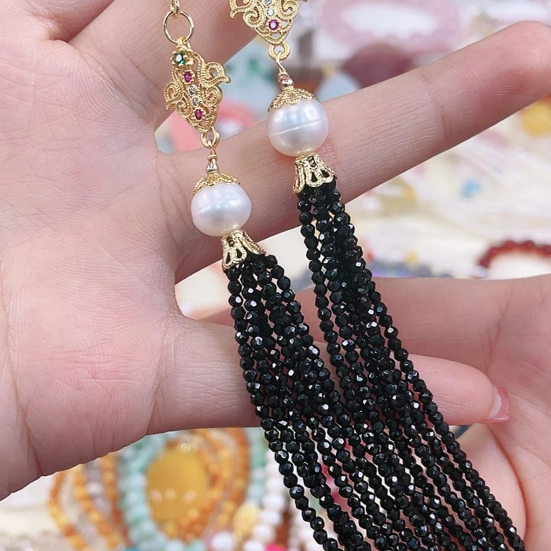 【闪购商品】淡水珍珠颈饰未镶嵌耳钩