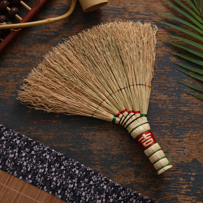 洁园美手编床扫老式扫炕笤帚高粱苗小笤帚农村纯手工扫把不粘毛