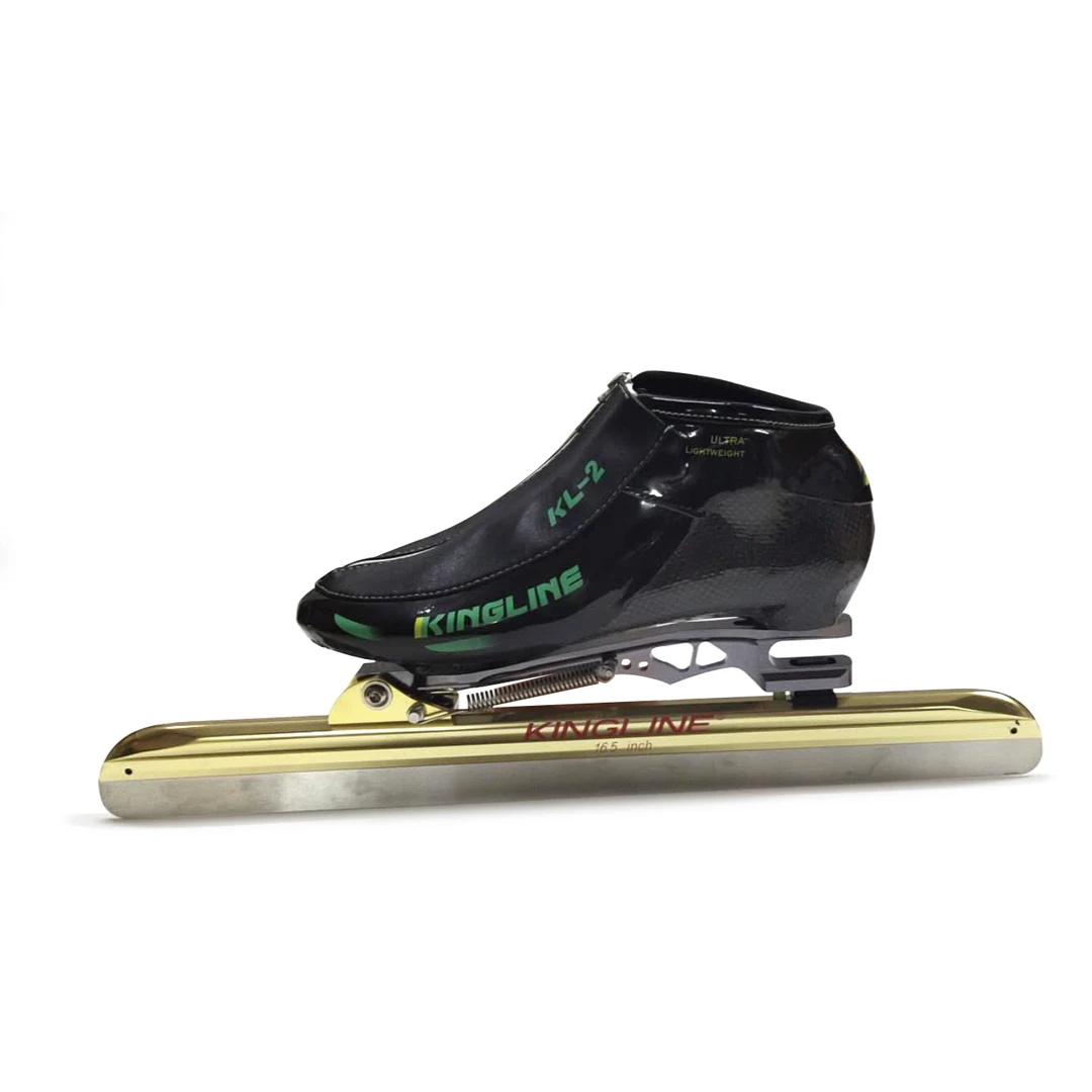 劲道正品  KL-2速滑冰刀鞋 外弹簧拖位冰刀 全碳纤鞋壳可热塑脚型