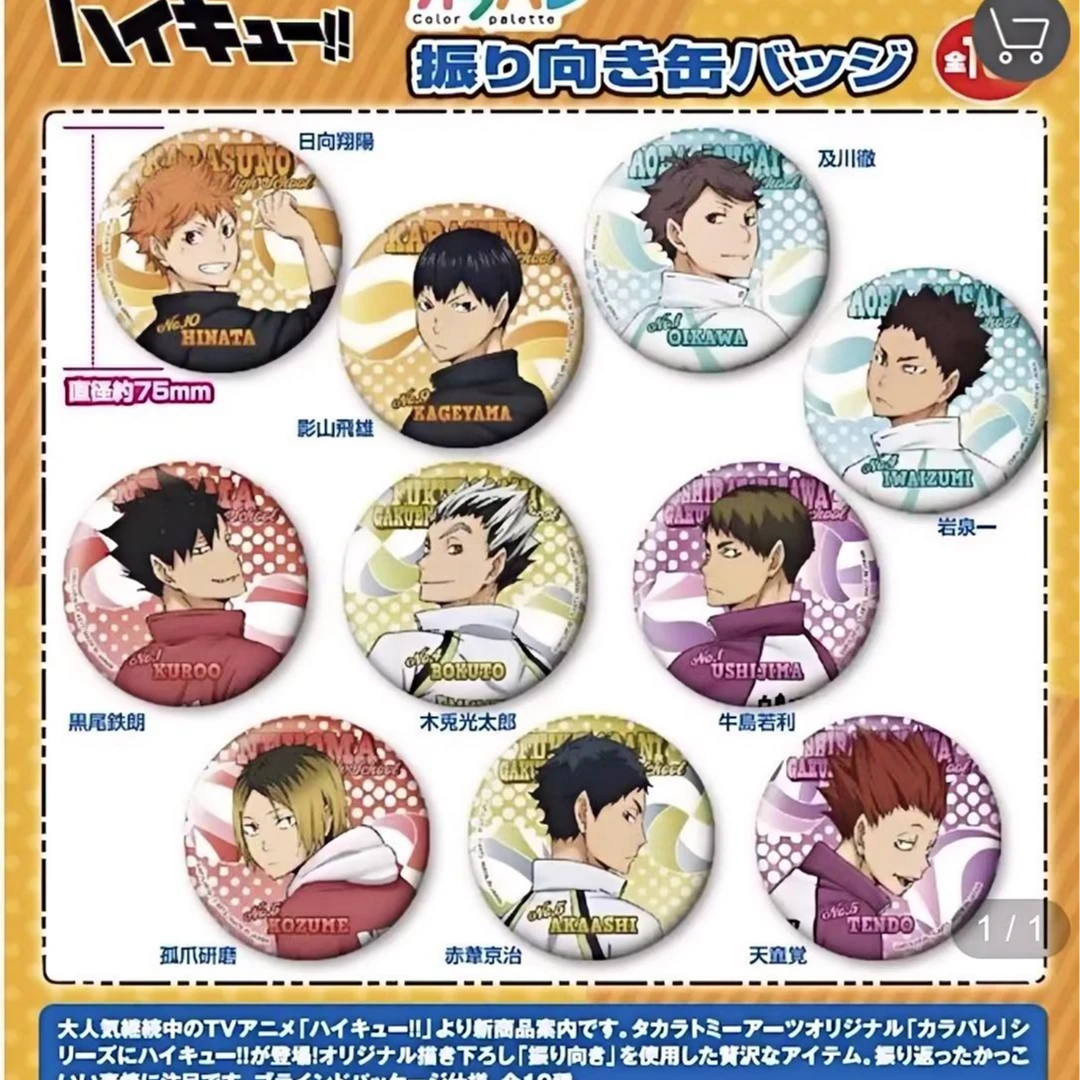 排球少年回眸吧唧（代拆）