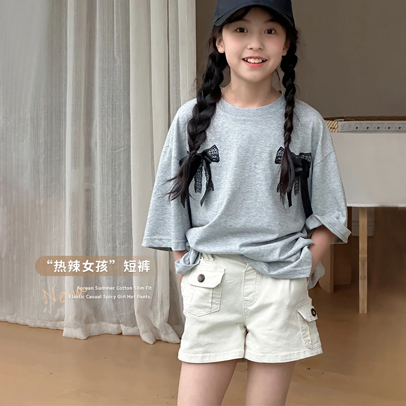 【热辣女孩】韩系夏季棉质修身弹力休闲辣妹小热裤